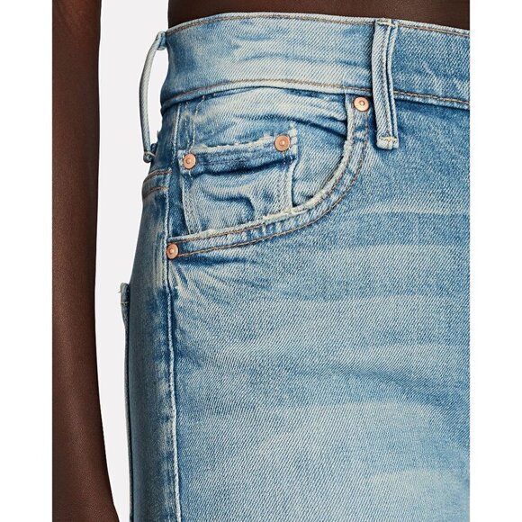 💕MOTHER SUPERIOR💕 The Insider Crop Step Fray Jeans ~ I Confess 28 NWOT - Picture 8 of 17